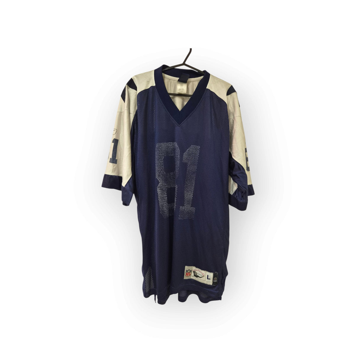 Reebok Dallas Cowboys NFL Jersey, #81 Owens, Navy, Size Large