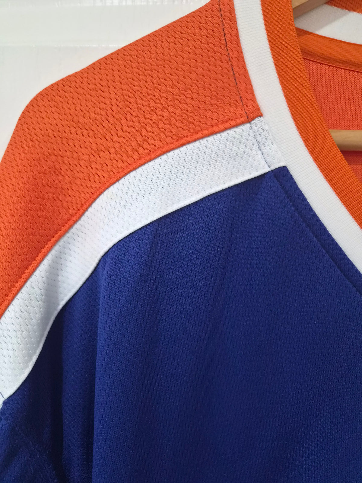 Fanatics Edmonton Oilers NHL Hockey Jersey, #99 Gretzky, Blue, Size XL