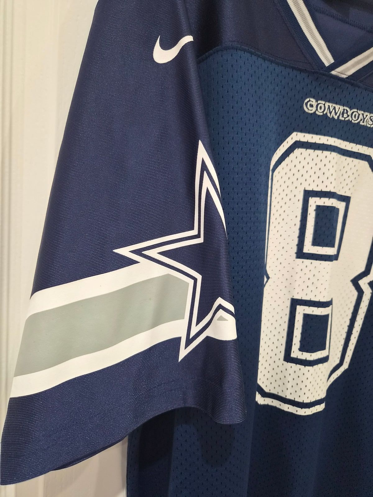 Nike Dallas Cowboys NFL Jersey, #8 Aikman, Navy, Size Medium