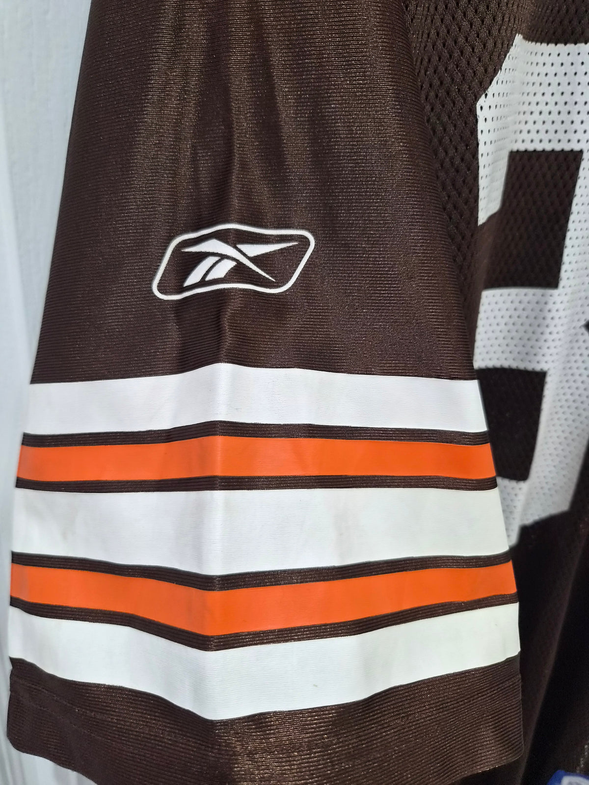 Reebok Cleveland Browns NFL Jersey, #31 Green, Brown, Size XXL