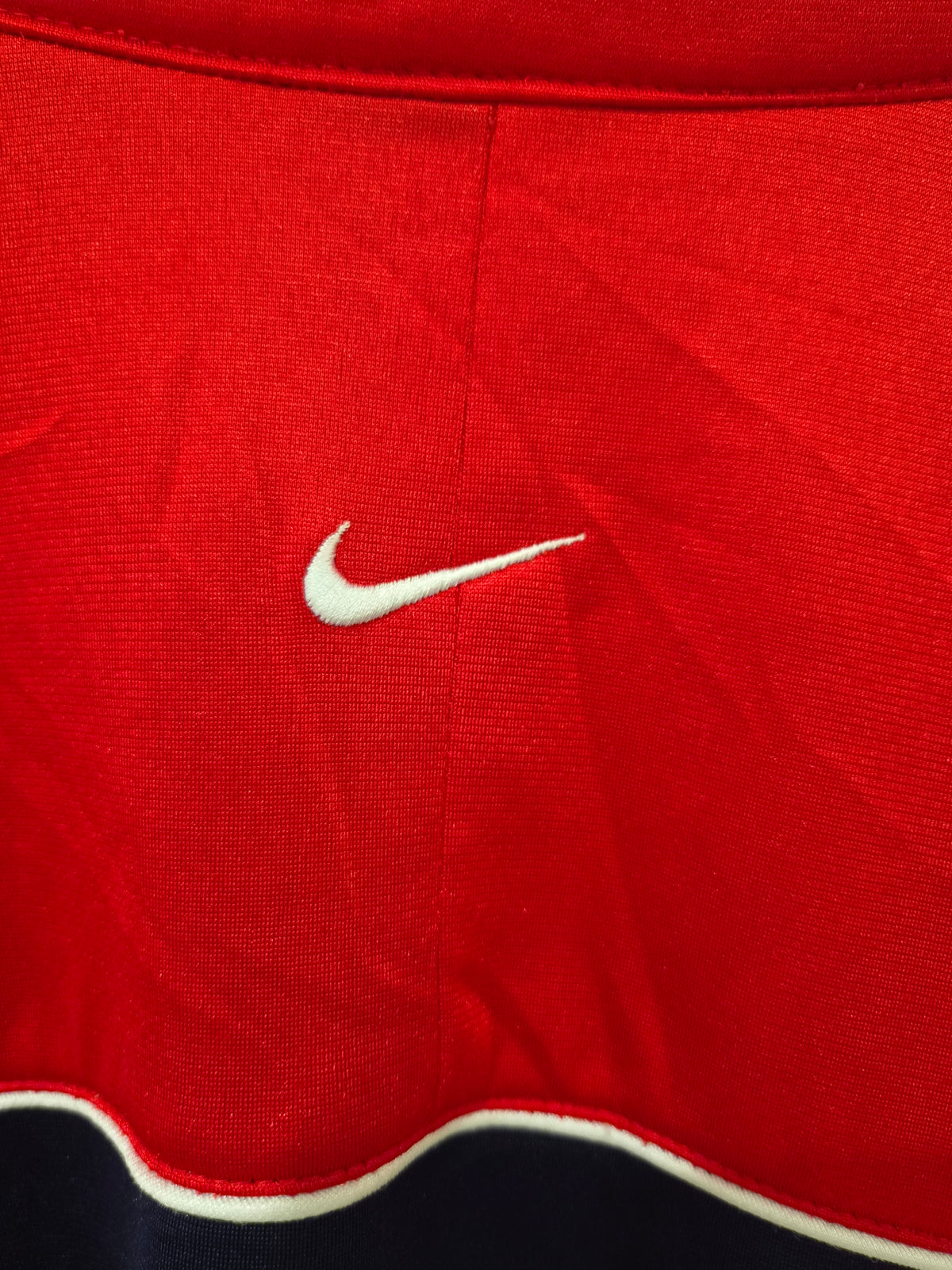 Nike NBA Snap Sideline/Warm Up Track Jacket, Navy/Red, Size XXL