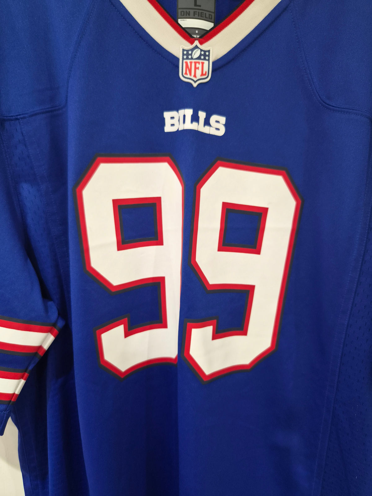 Nike Buffalo Bills NFL Jersey, #99 Dareus, Blue, Size Large
