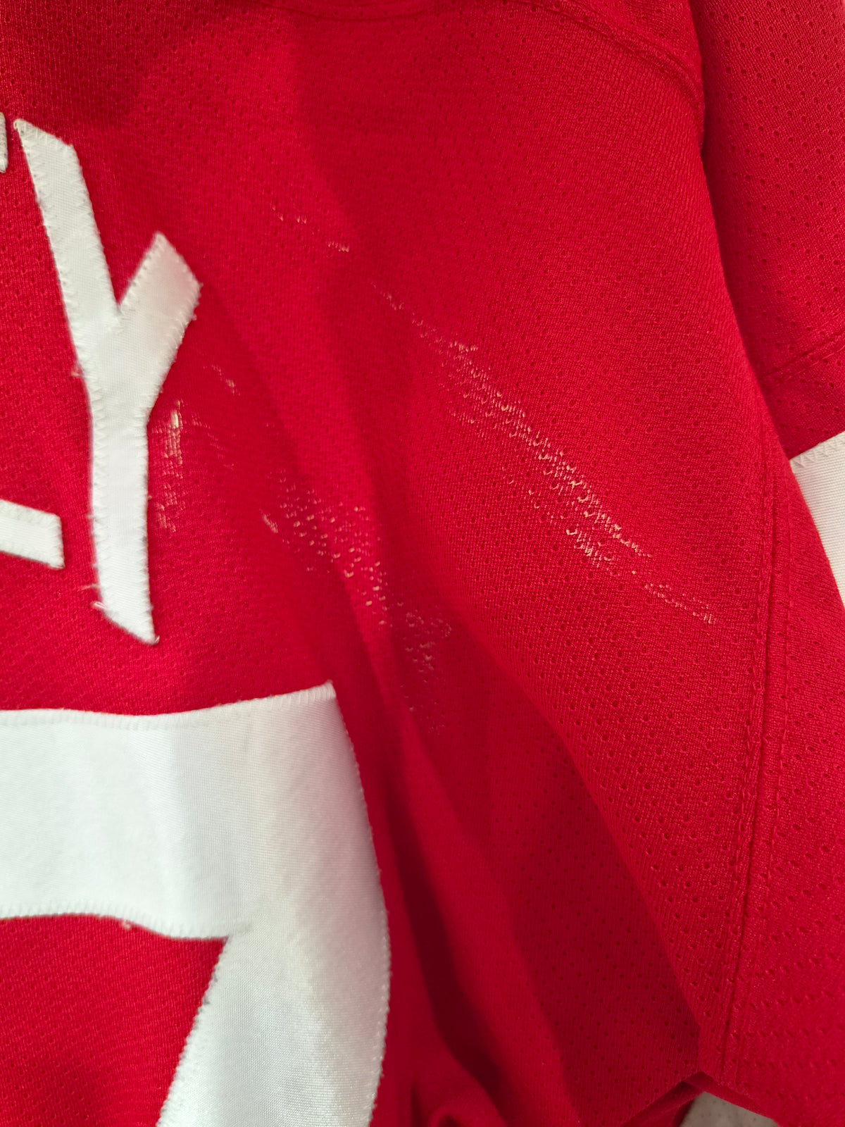Starter Detroit Red Wings NHL Hockey Jersey, #77 Coffey, Red, Size XL