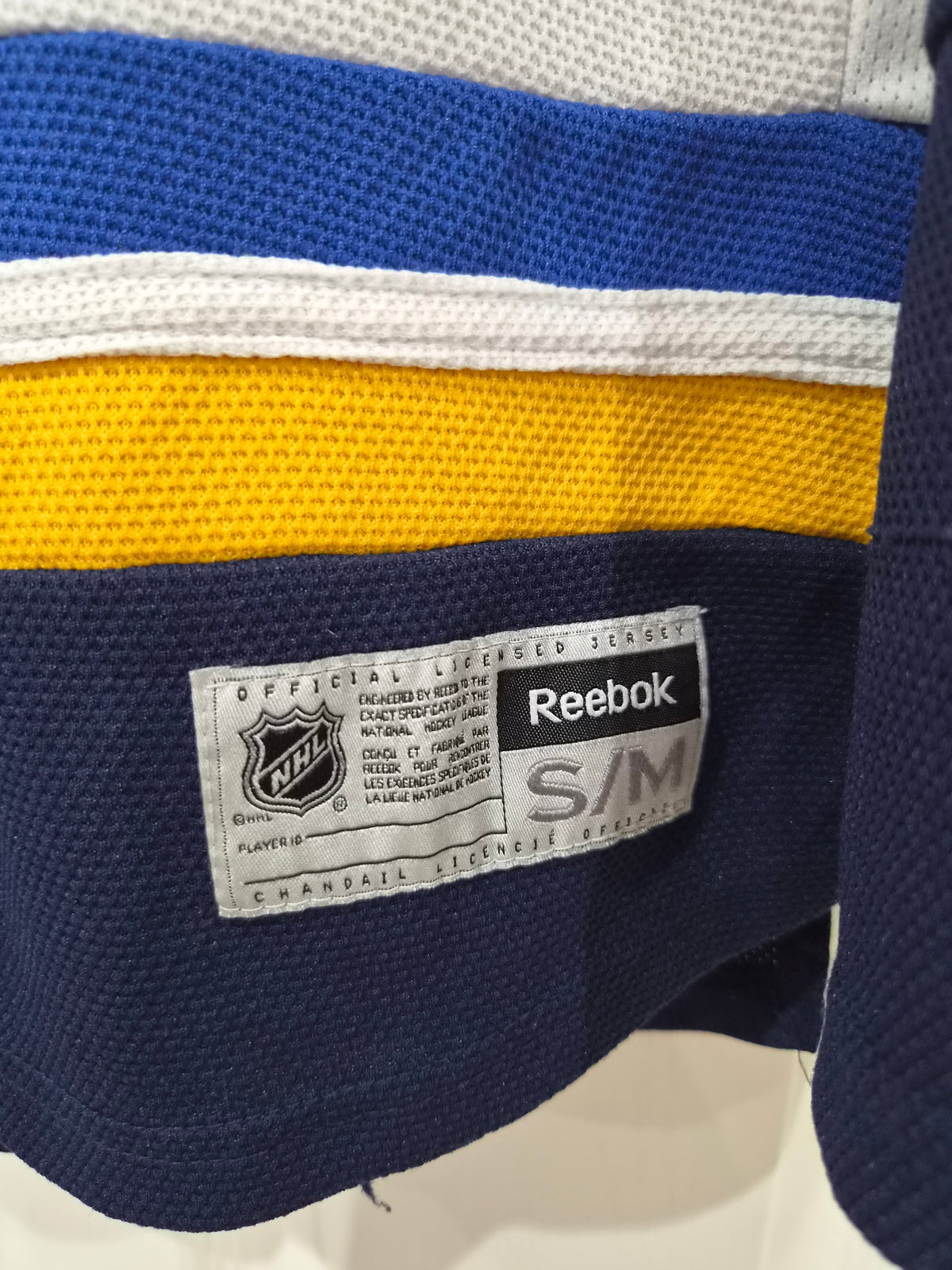 Youth Reebok St Louis Blues NHL Hockey Jersey, White, Size YS/M