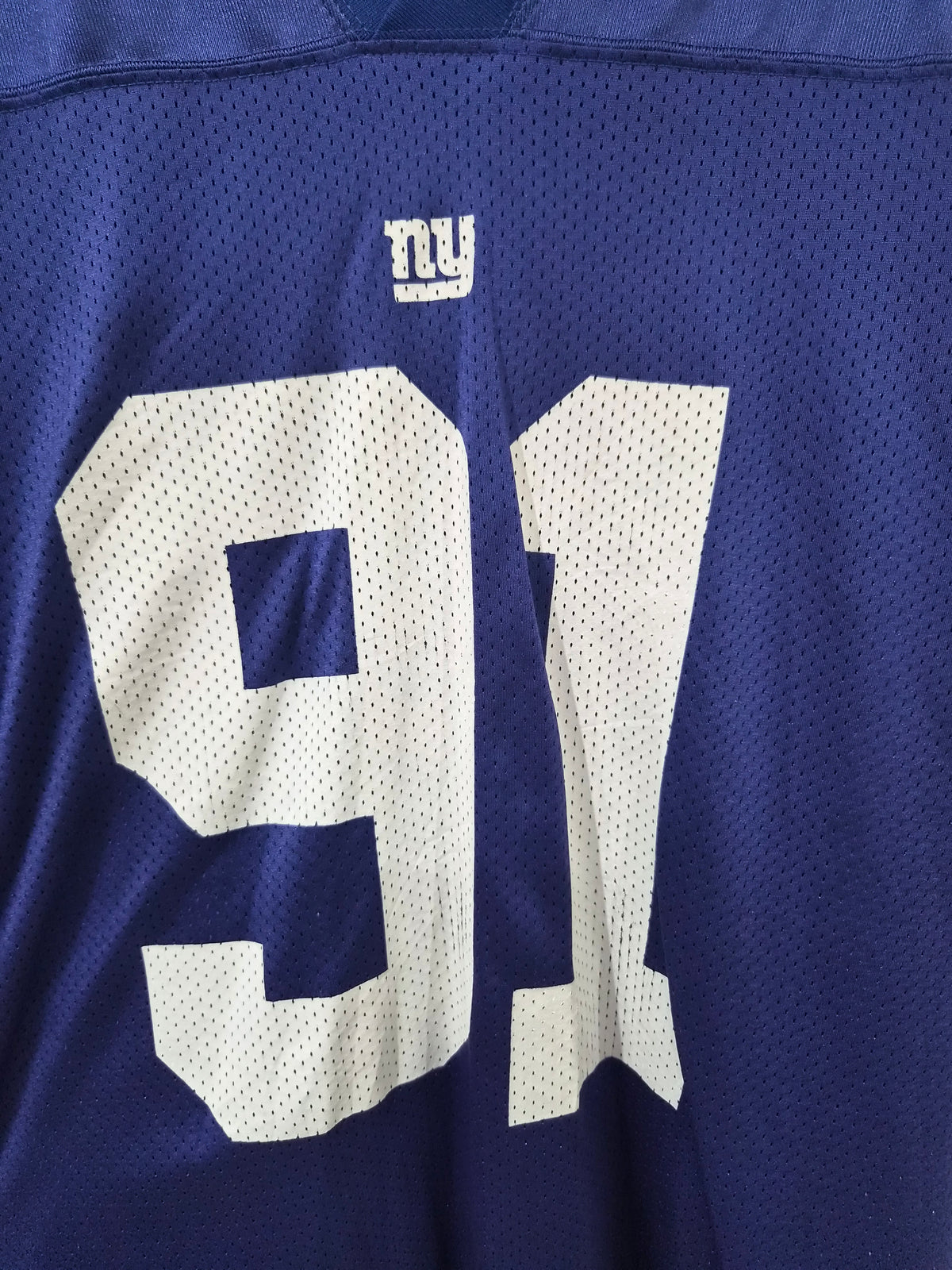 Reebok New York Giants NFL Jersey, #91 Tuck, Blue, Size XXL