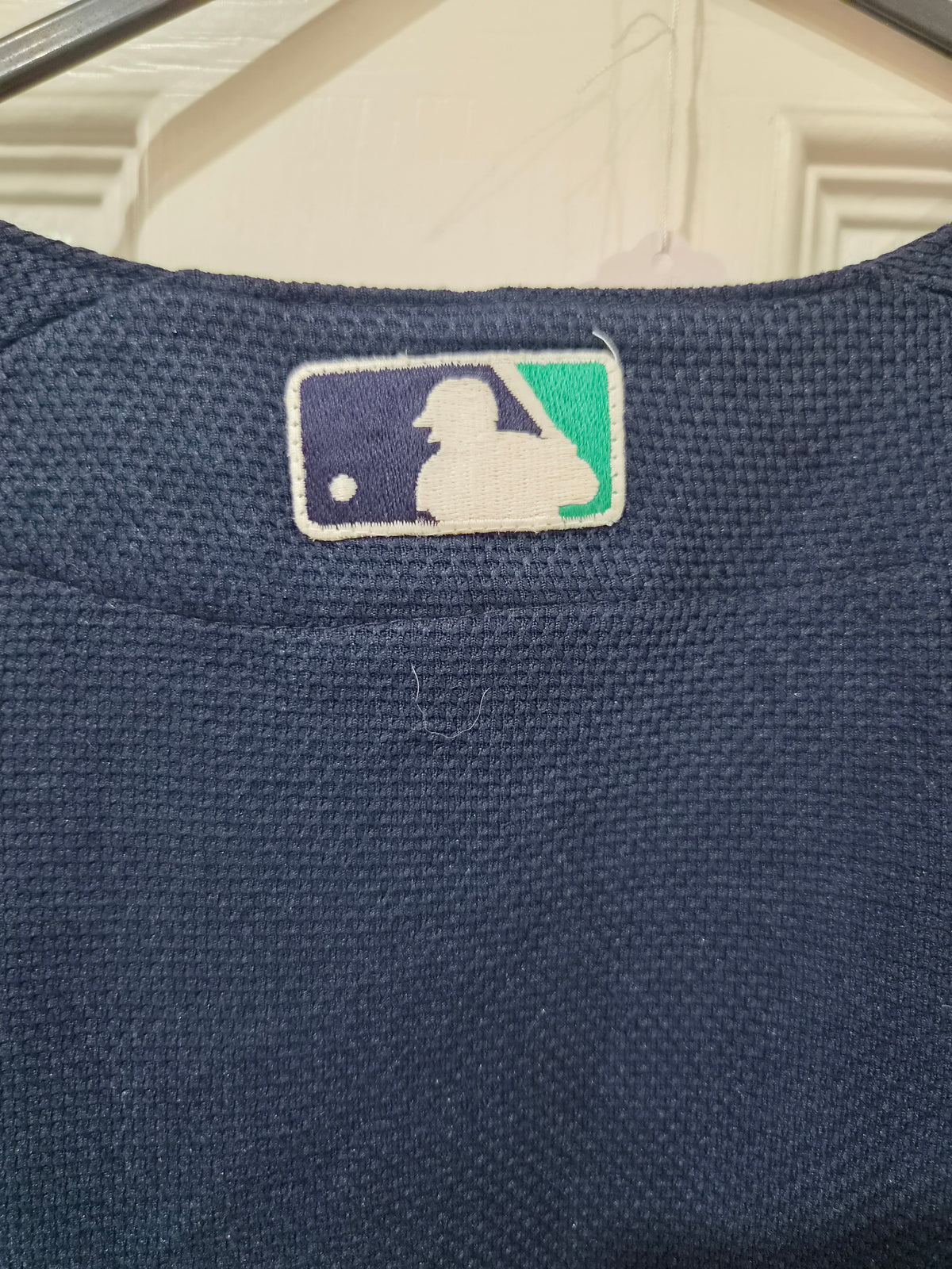 Majestic Seattle Mariners MLB Baseball Jersey, Navy, Size Medium