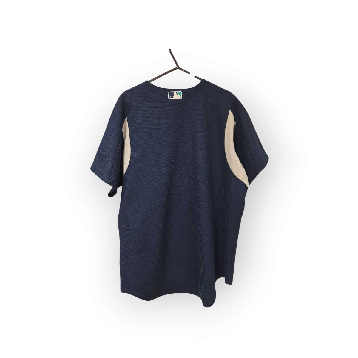 Majestic Seattle Mariners MLB Baseball Jersey, Navy, Size Medium