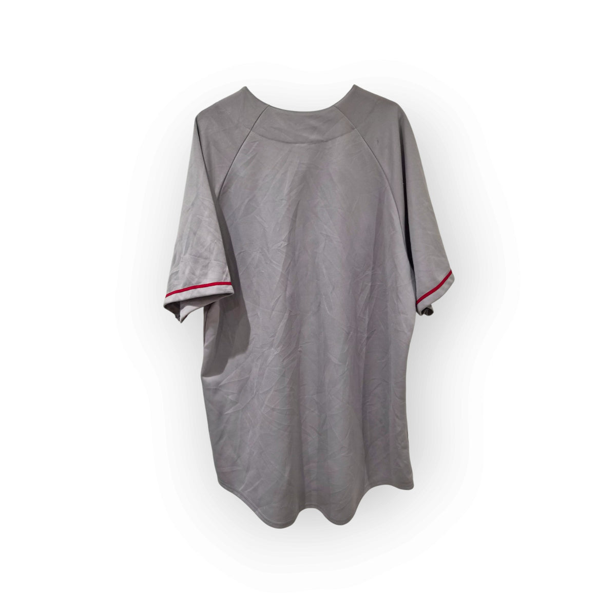 Majestic Boston Red Sox MLB Baseball Jersey, Grey, Size Large