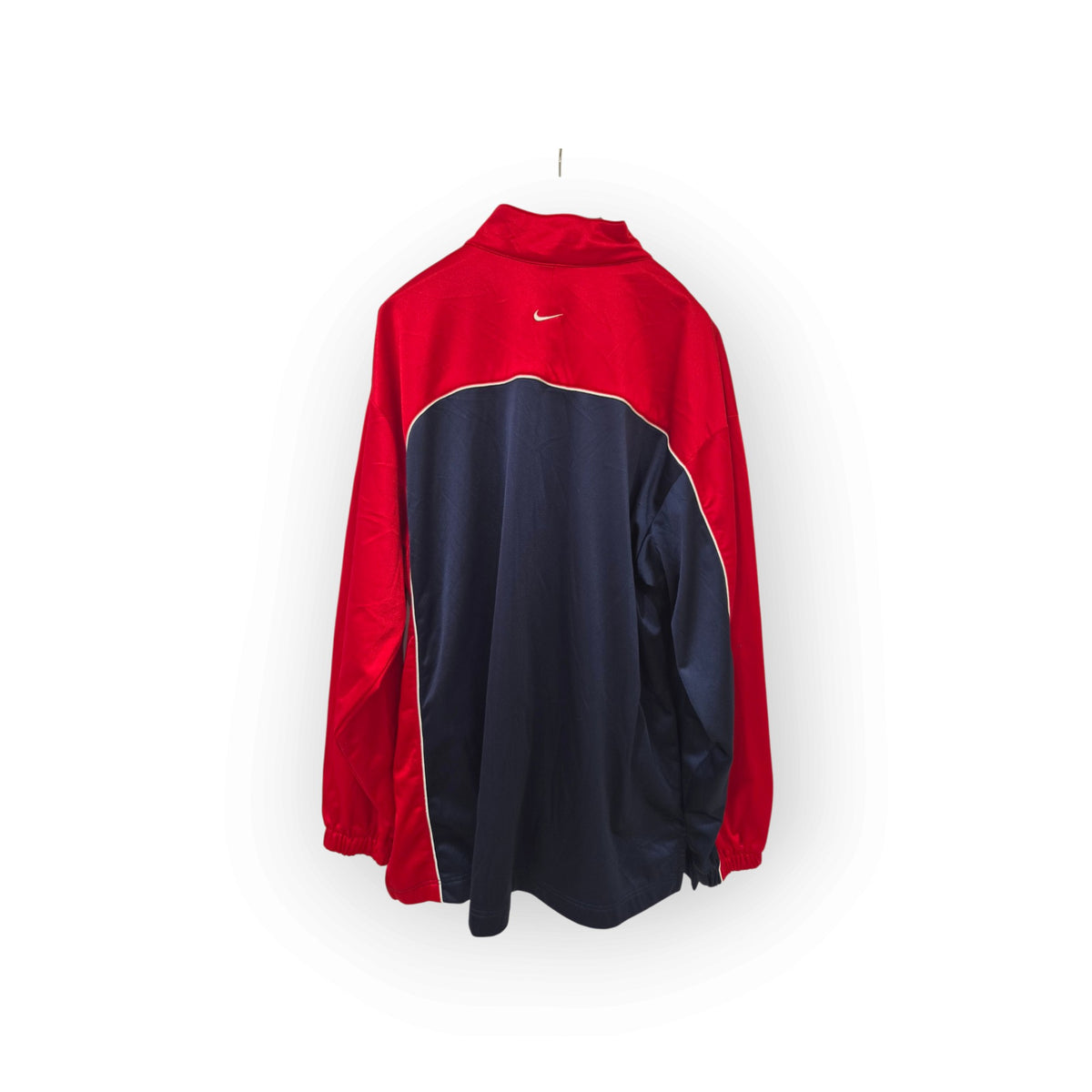 Nike NBA Snap Sideline/Warm Up Track Jacket, Navy/Red, Size XXL