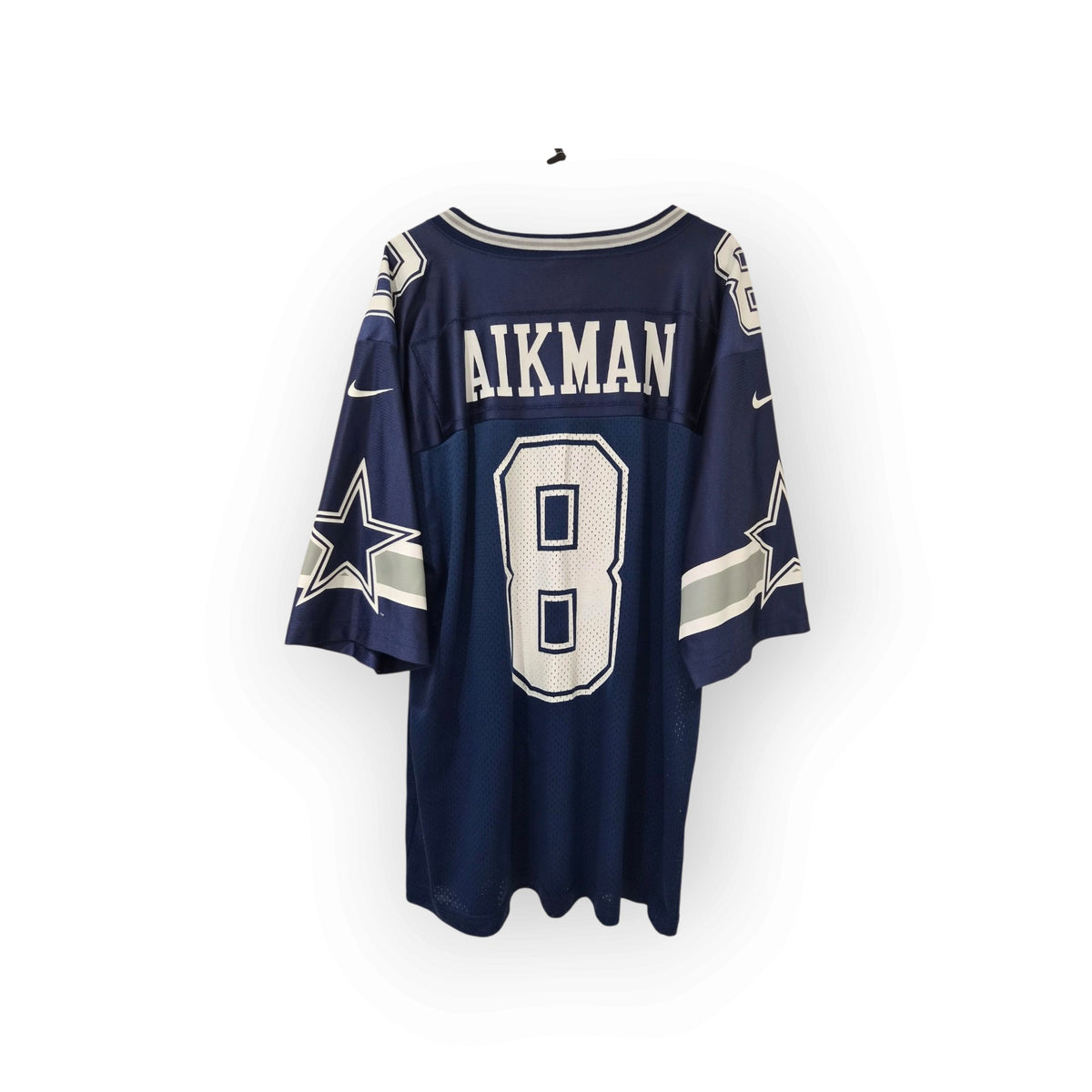Nike Dallas Cowboys NFL Jersey, #8 Aikman, Navy, Size Medium