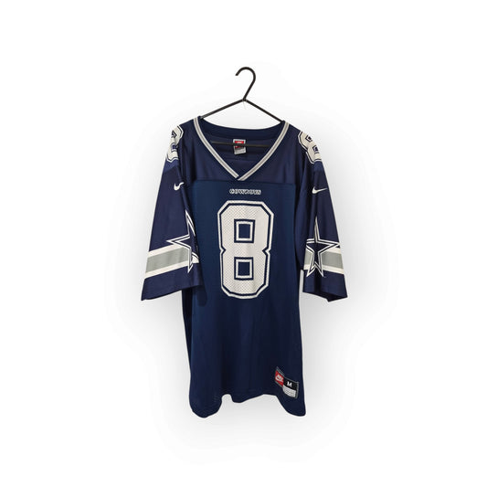 Nike Dallas Cowboys NFL Jersey, #8 Aikman, Navy, Size Medium