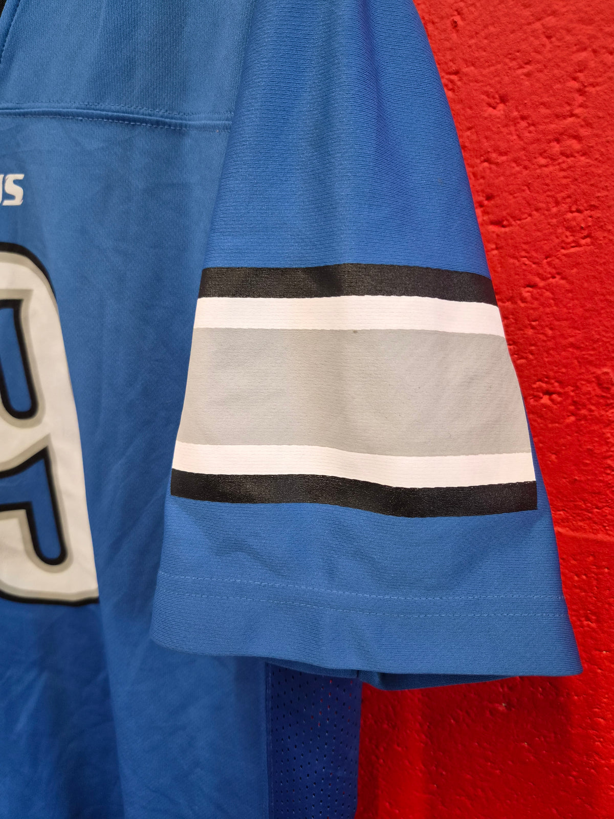 Youth NFL Team Apparel Detroit Lions Jersey, #9 Stafford, Blue, Size YL