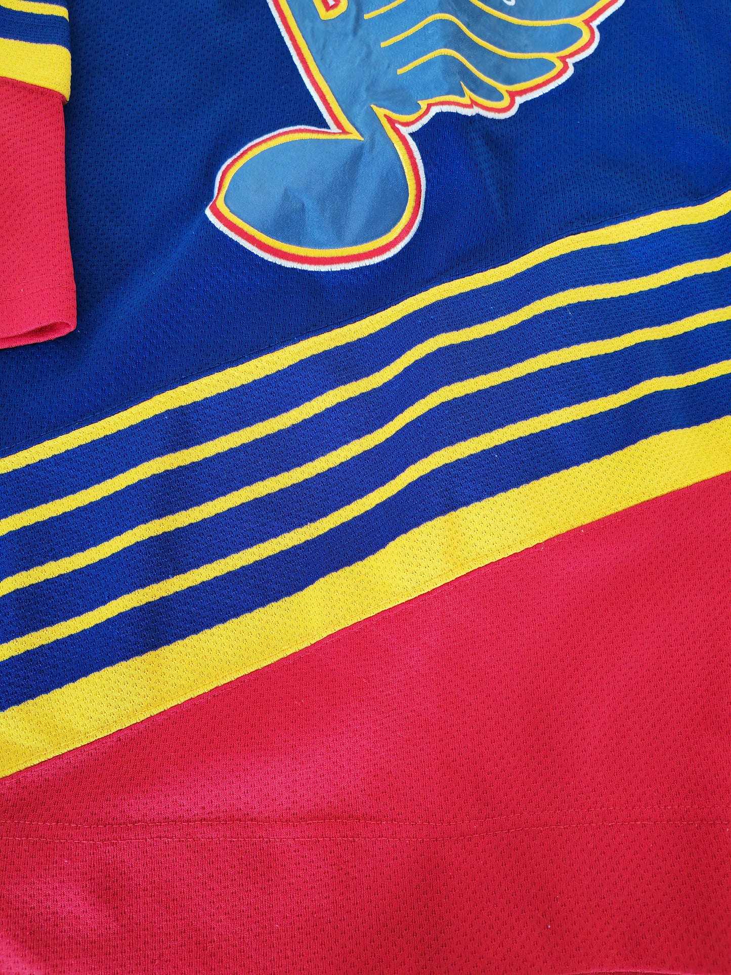 Youth Vintage Starter St Louis Blues NHL Ice Hockey Jersey, Blue, Size YS/M