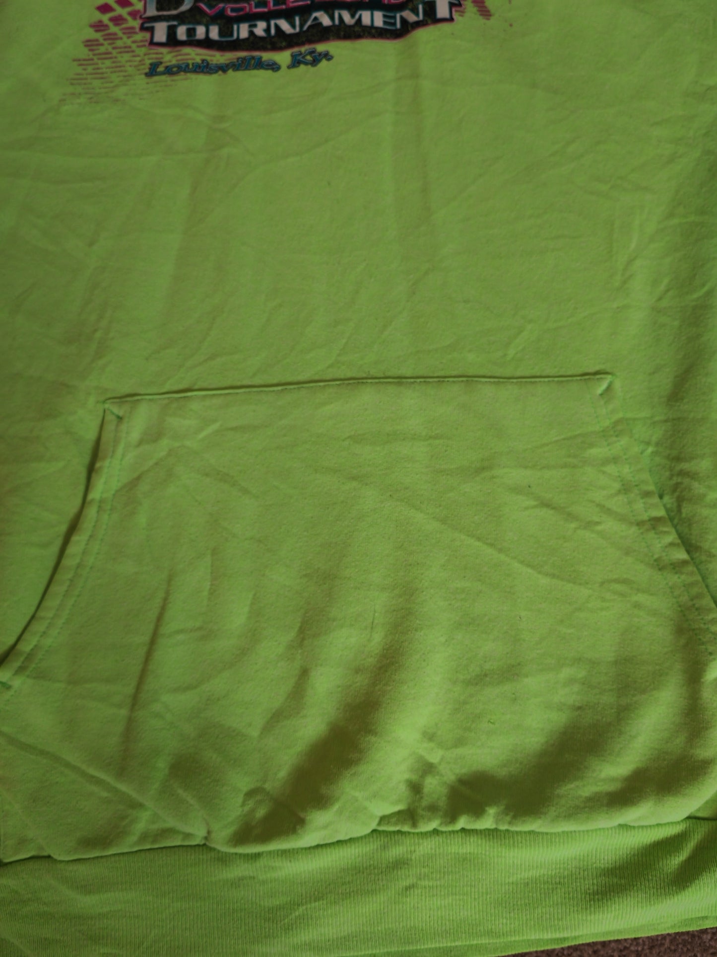 C-Port & Co Bluegrass Volleyball Tournament Hoodie, Green, Size Large