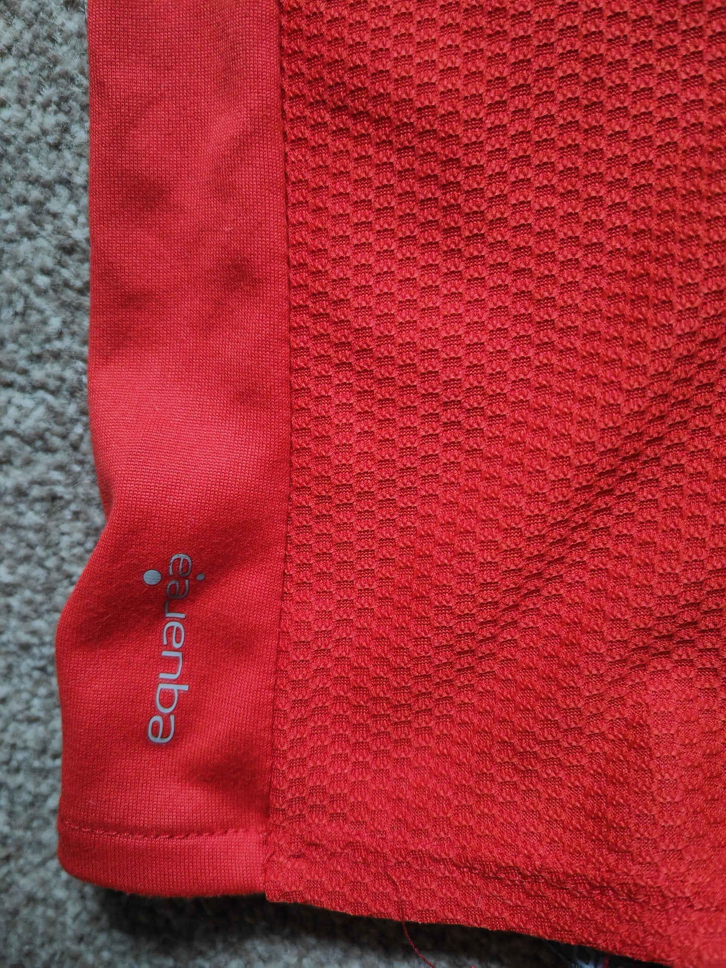 Kalenji Shirt Sleeve Running T Shirt, Red, Size Medium