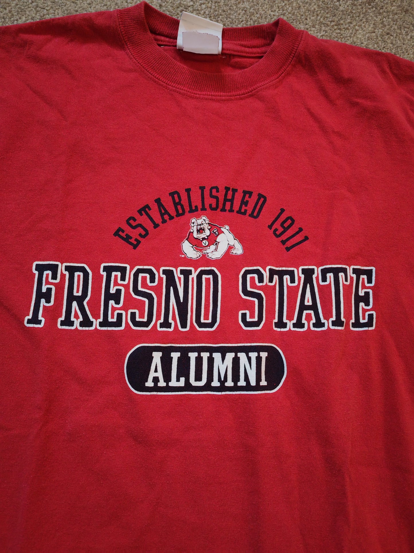 Champion Fresno State Bulldogs NCAA  T-shirt, Red, Size Medium