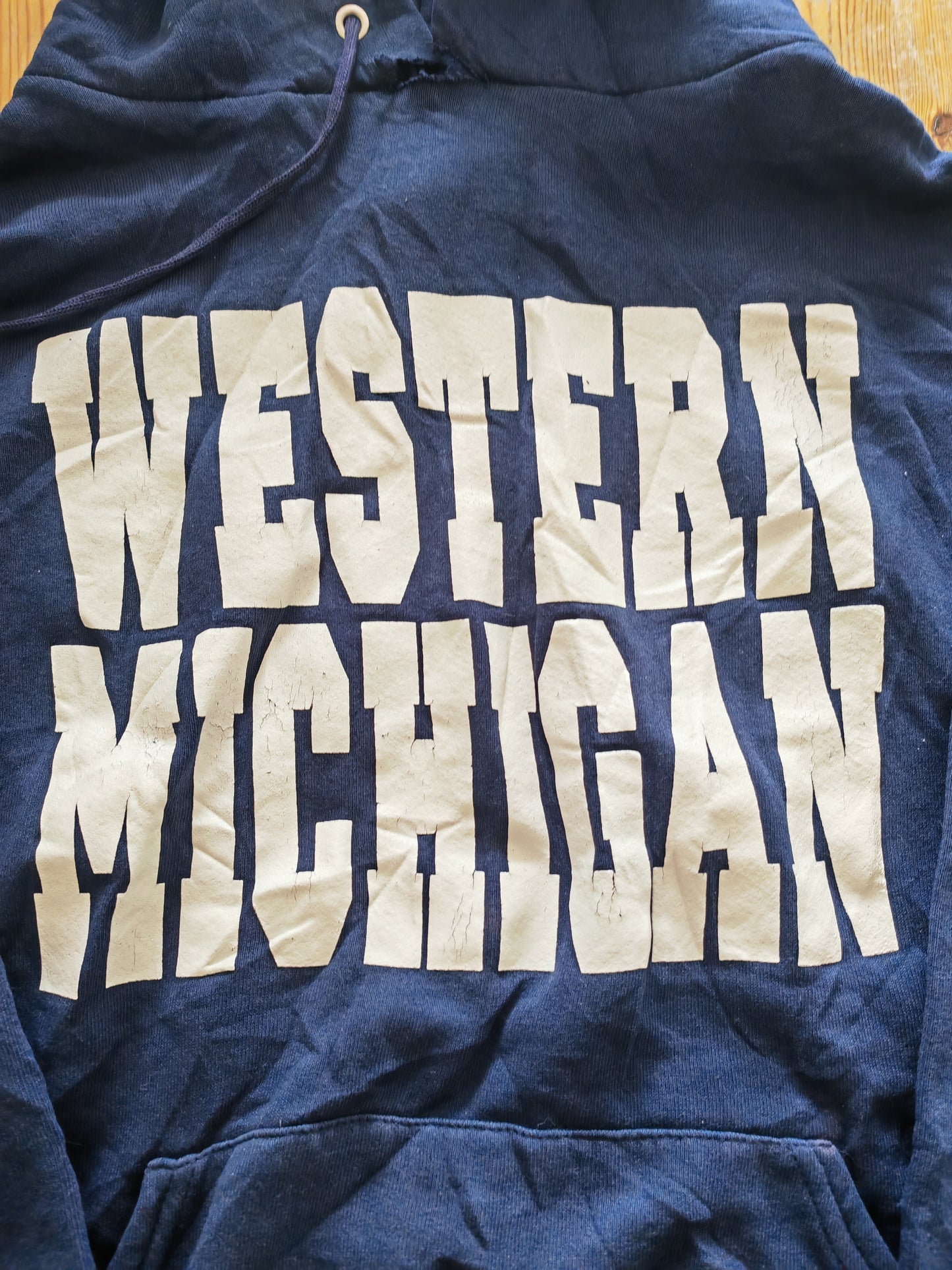 Women's Jerzees Western Michigan Hoodie, Blue, Size Large