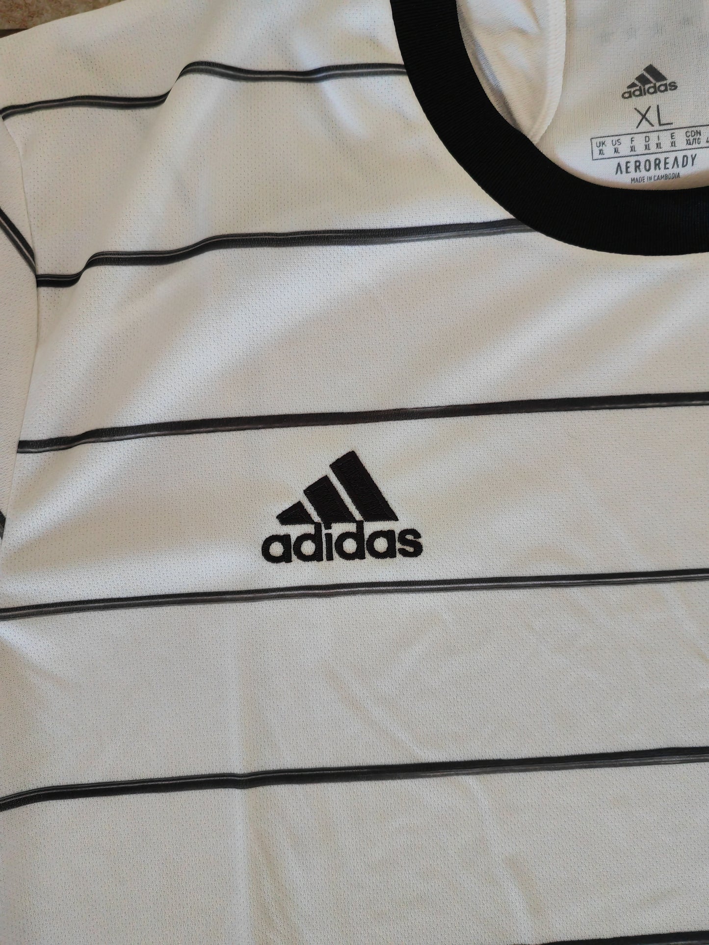 Adidas Germany Home Football Shirt, White, Size XL