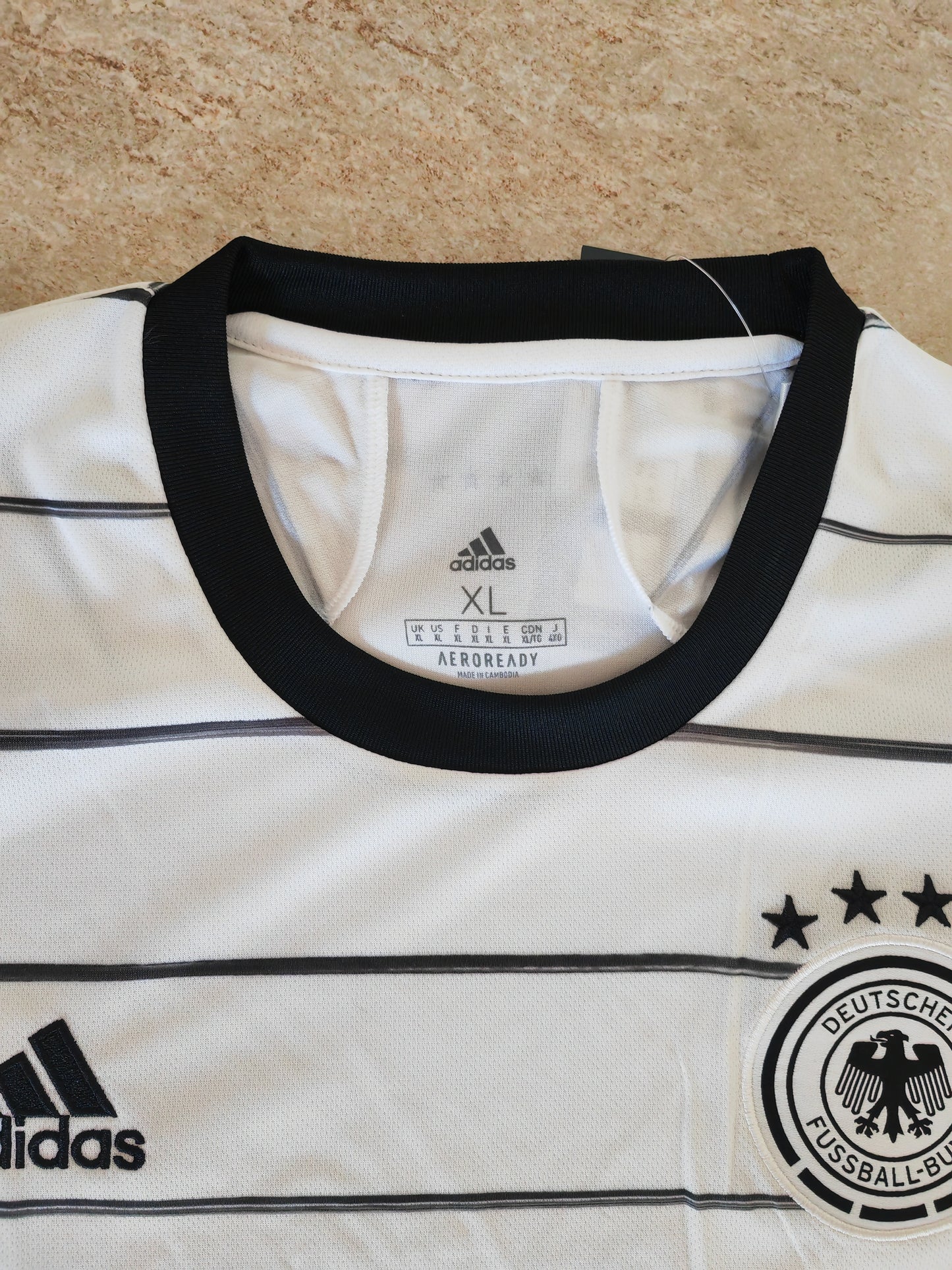Adidas Germany Home Football Shirt, White, Size XL