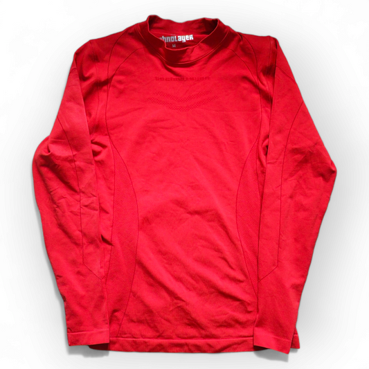 Technolayer Sports Compression Top, Red, Size Medium