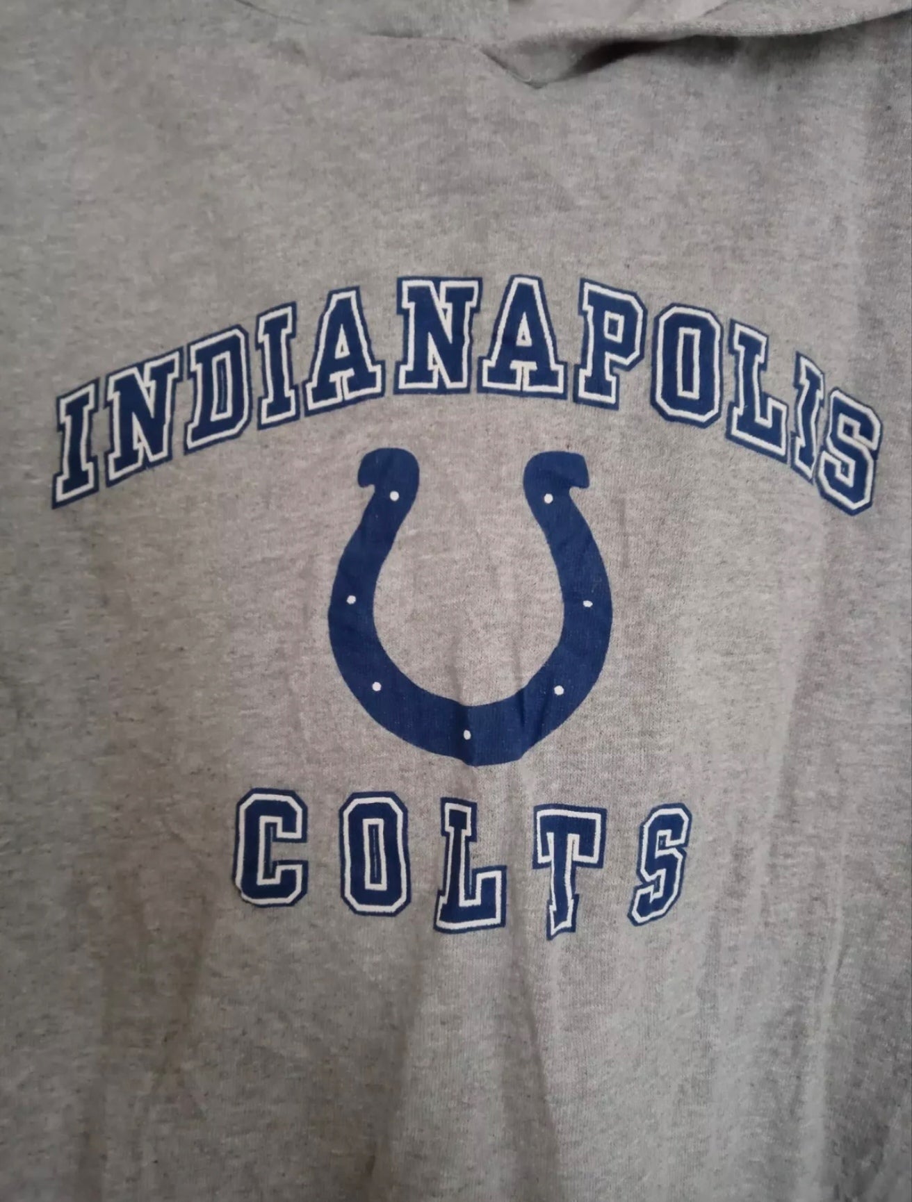 Women's NFL Indianapolis Colts lightweight hoodie, grey, size XL