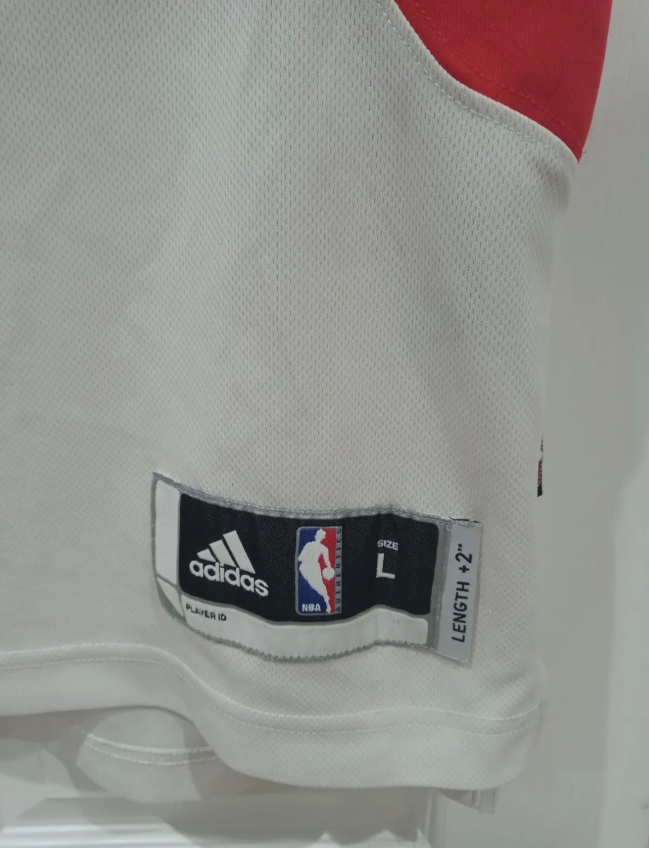 Adidas Houston Rockets NBA Basketball jersey, #12 Howard, white/red, size Large