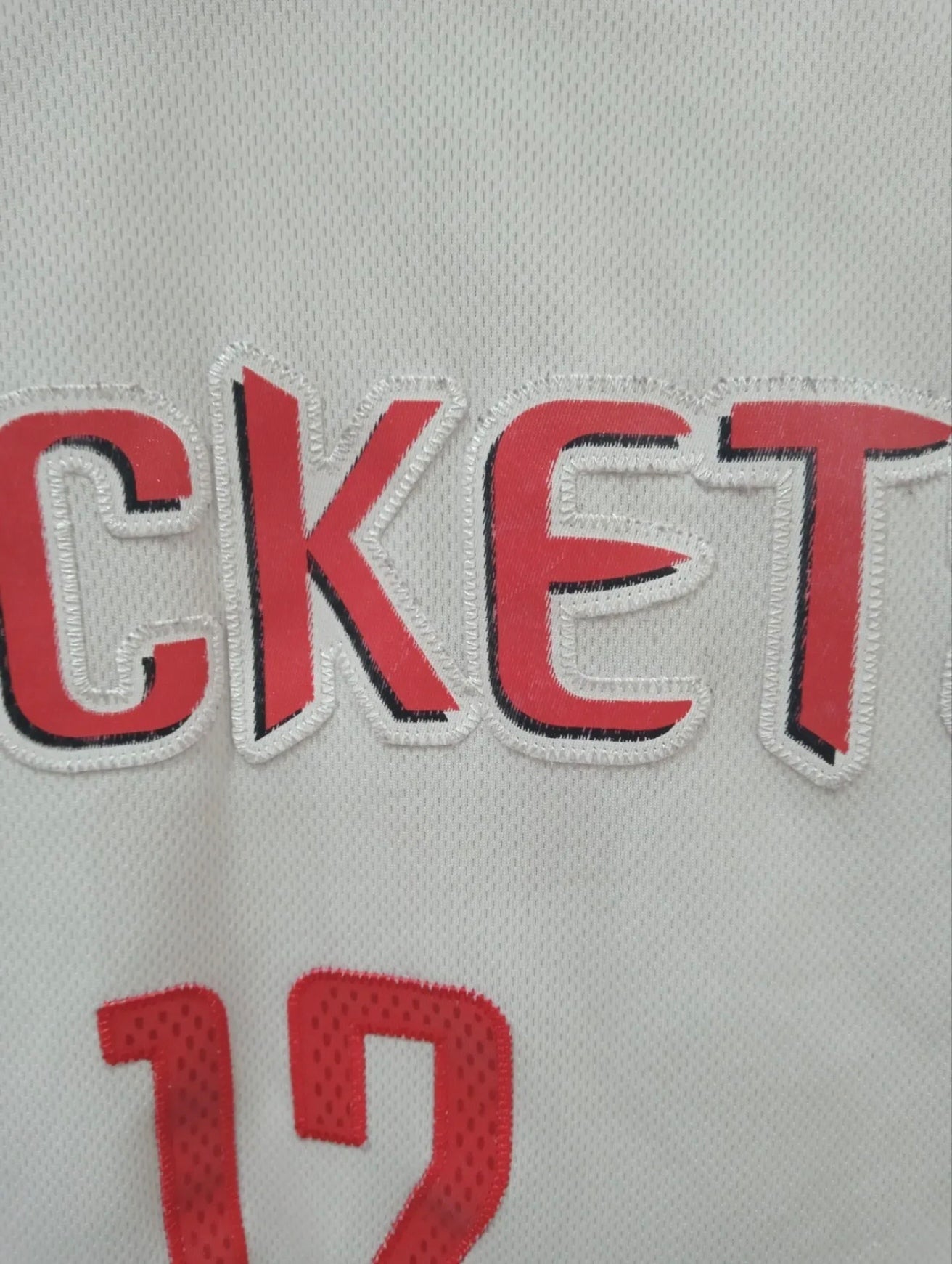 Adidas Houston Rockets NBA Basketball jersey, #12 Howard, white/red, size Large