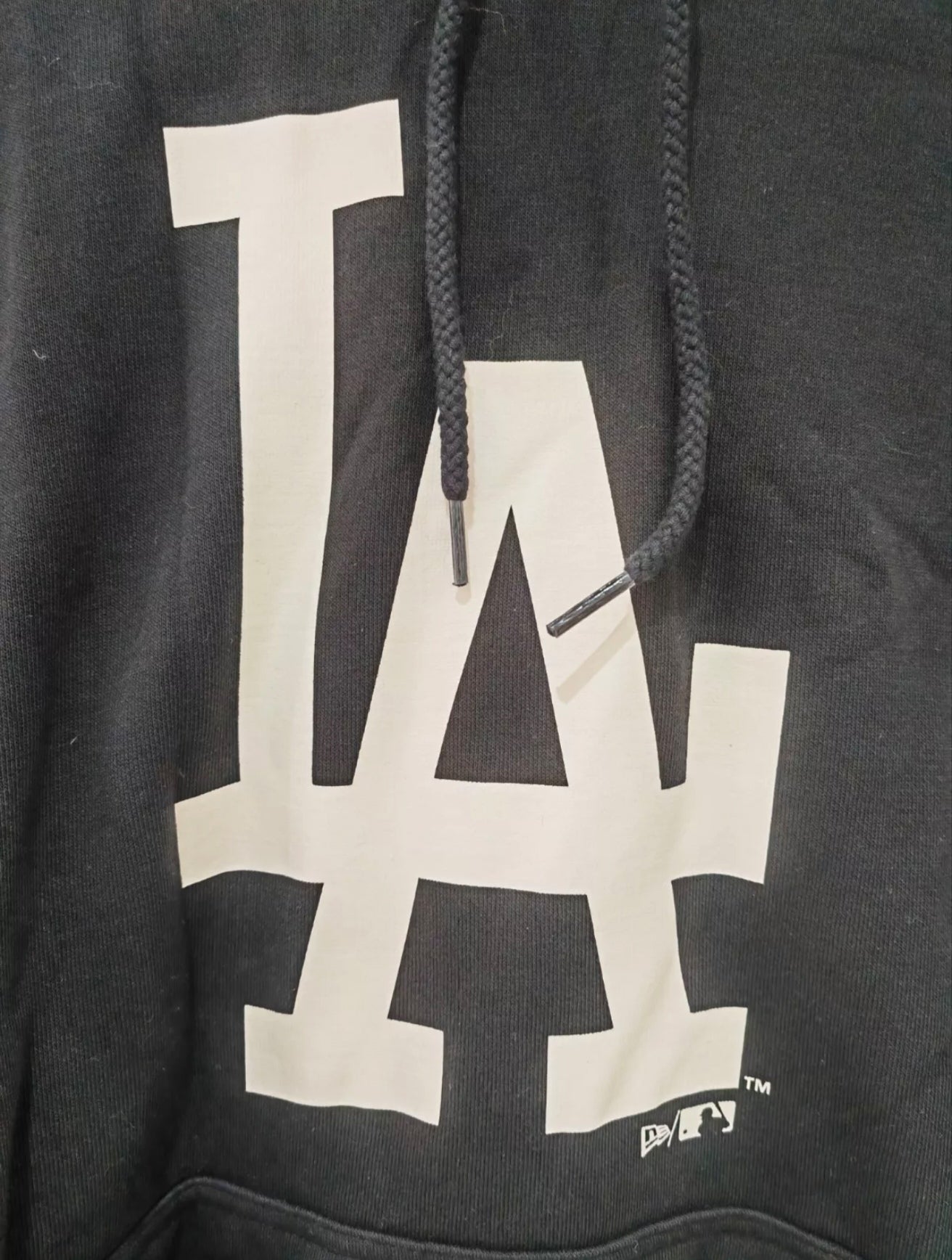 New Era Los Angeles Dodgers MLB Hoodie, Black, Size Medium