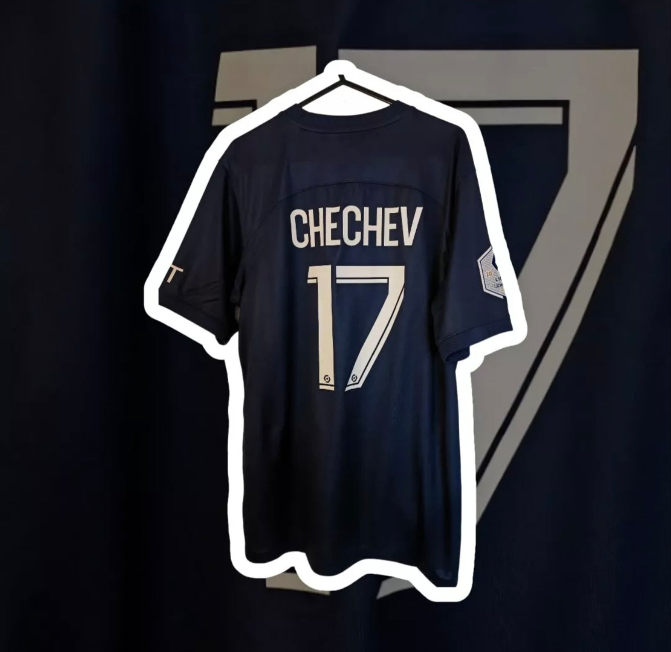 Nike Paris Saint-Germain Home Football Shirt, #17 Chechev, Blue, Size Medium
