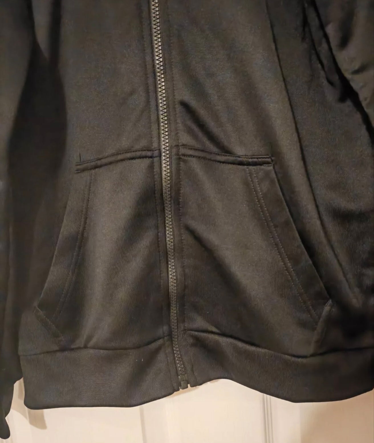 Adidas Originals Full Zip Hoodie, Grey Camo/Black, Size XS