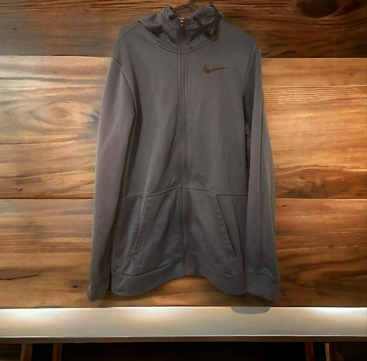Nike Full Zip Hoodie, Blue, Size S