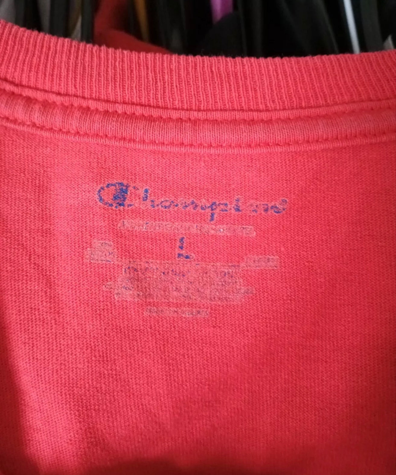 Champion BSU Bears (Bridgewater State Uni) T Shirt, Red, Size Large