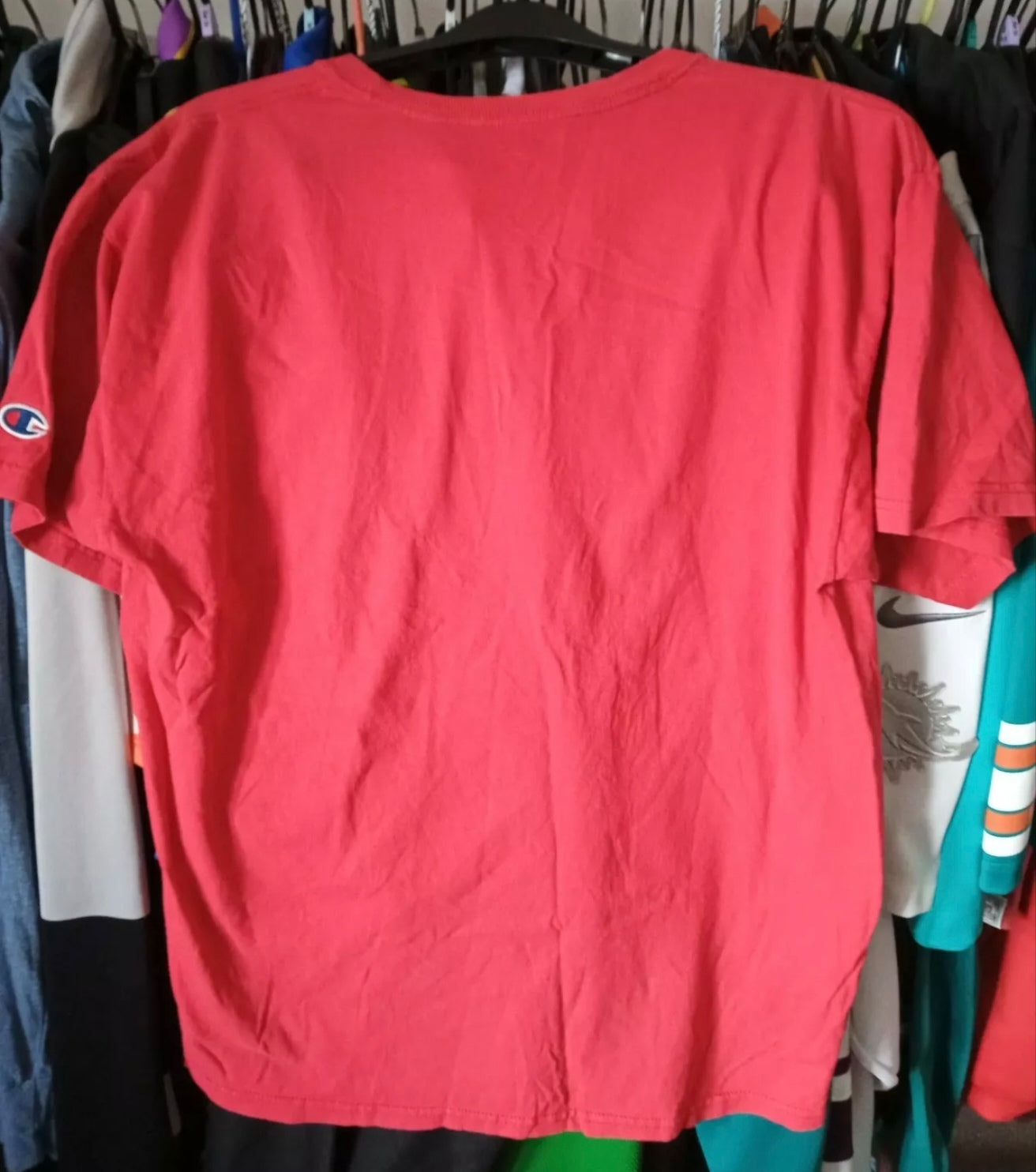 Champion BSU Bears (Bridgewater State Uni) T Shirt, Red, Size Large
