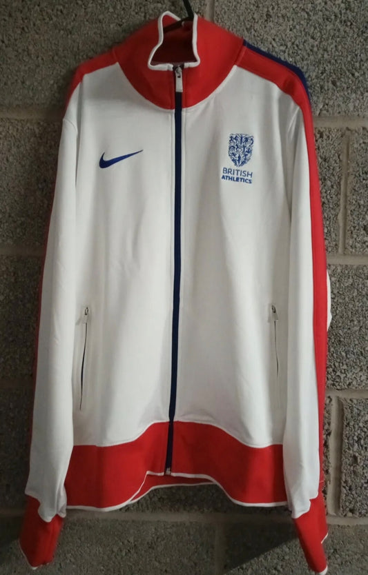 Nike Women's British Athletics Full Zip Tracksuit Top, Size Large