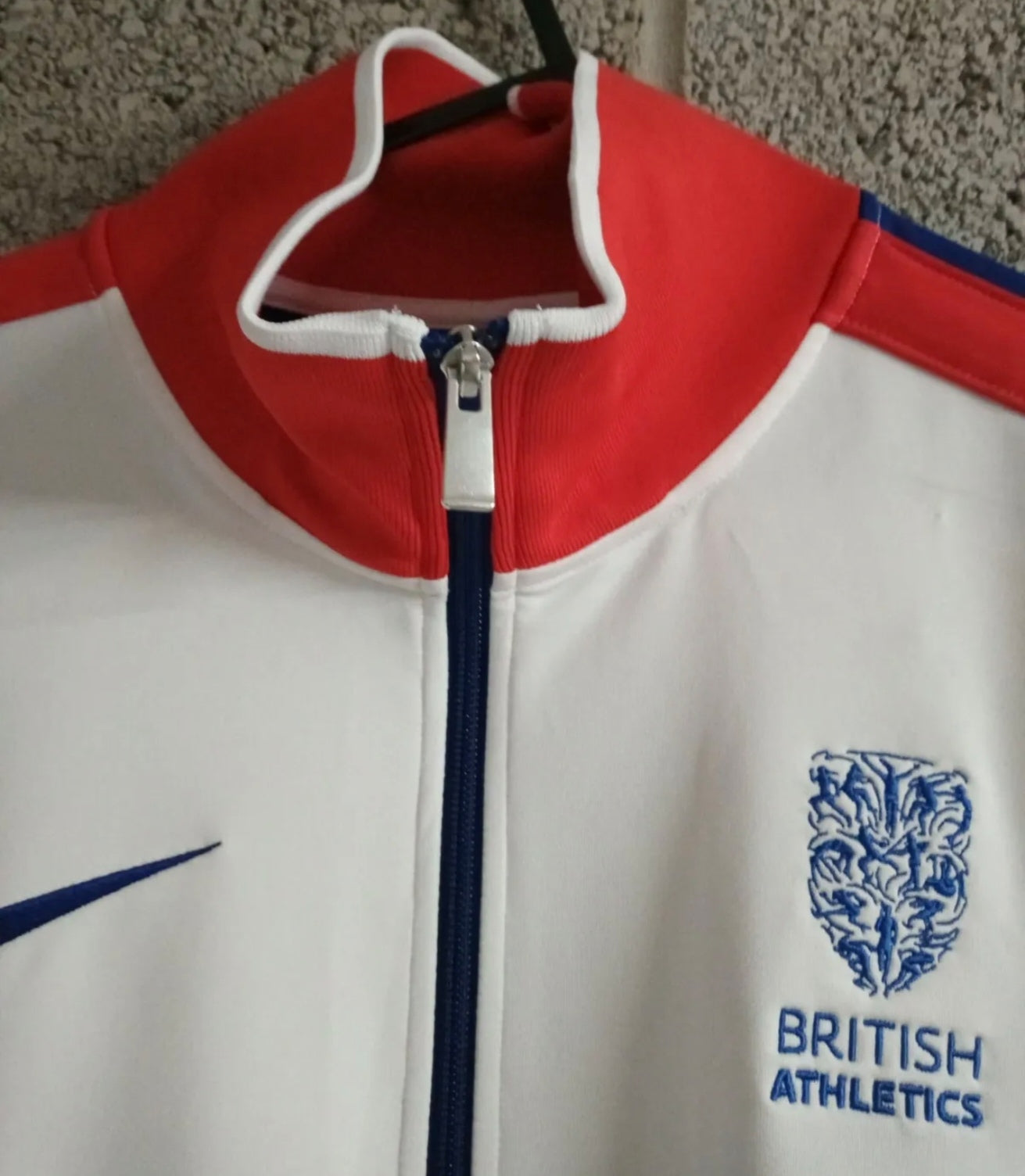Nike Women's British Athletics Full Zip Tracksuit Top, Size Large