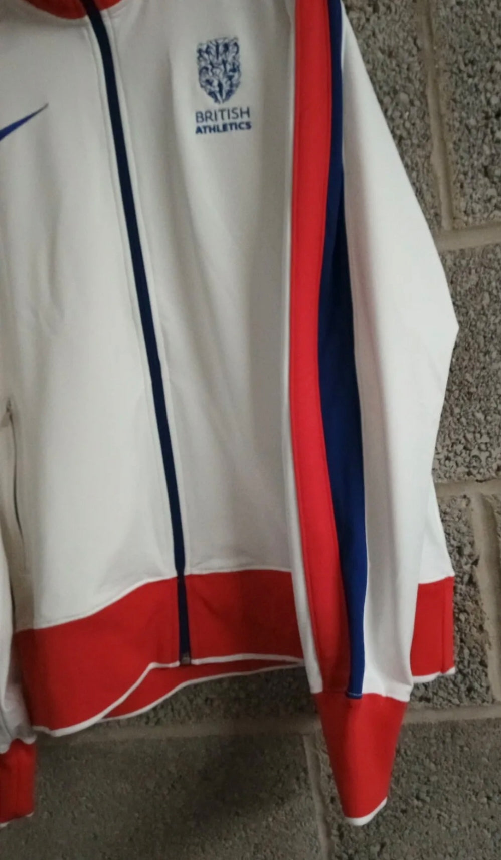 Nike Women's British Athletics Full Zip Tracksuit Top, Size Large