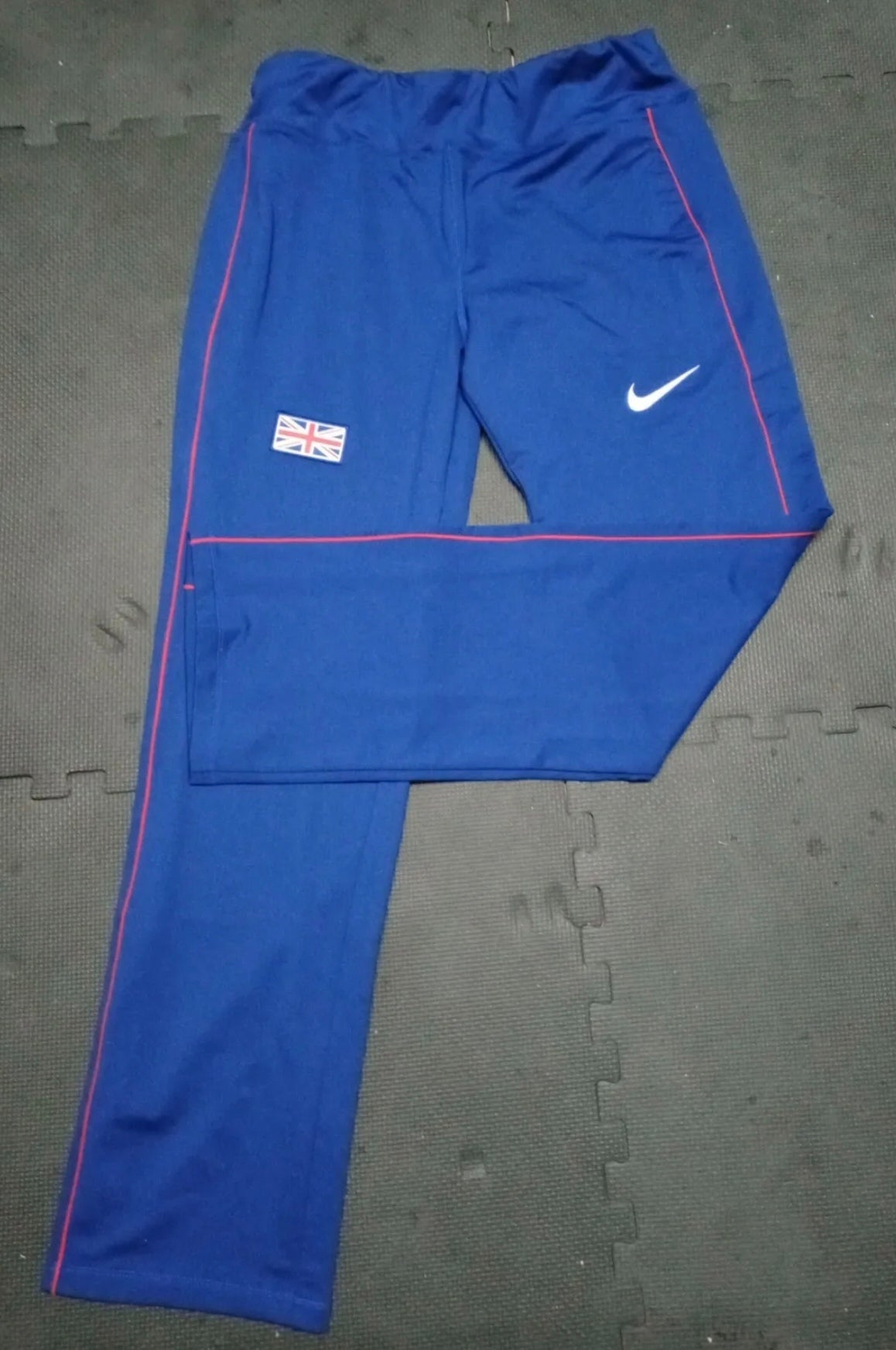 Women's Nike British Athletics Training Bottoms, Blue, Size Large