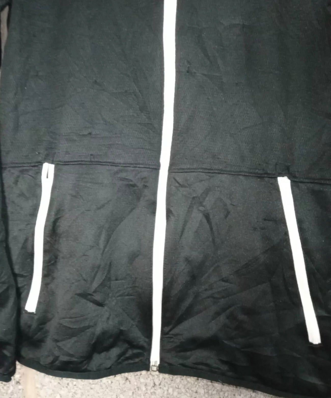 Men's Nike Dri-Fit Oostburg Volleyball full zip track top, black, Size Small