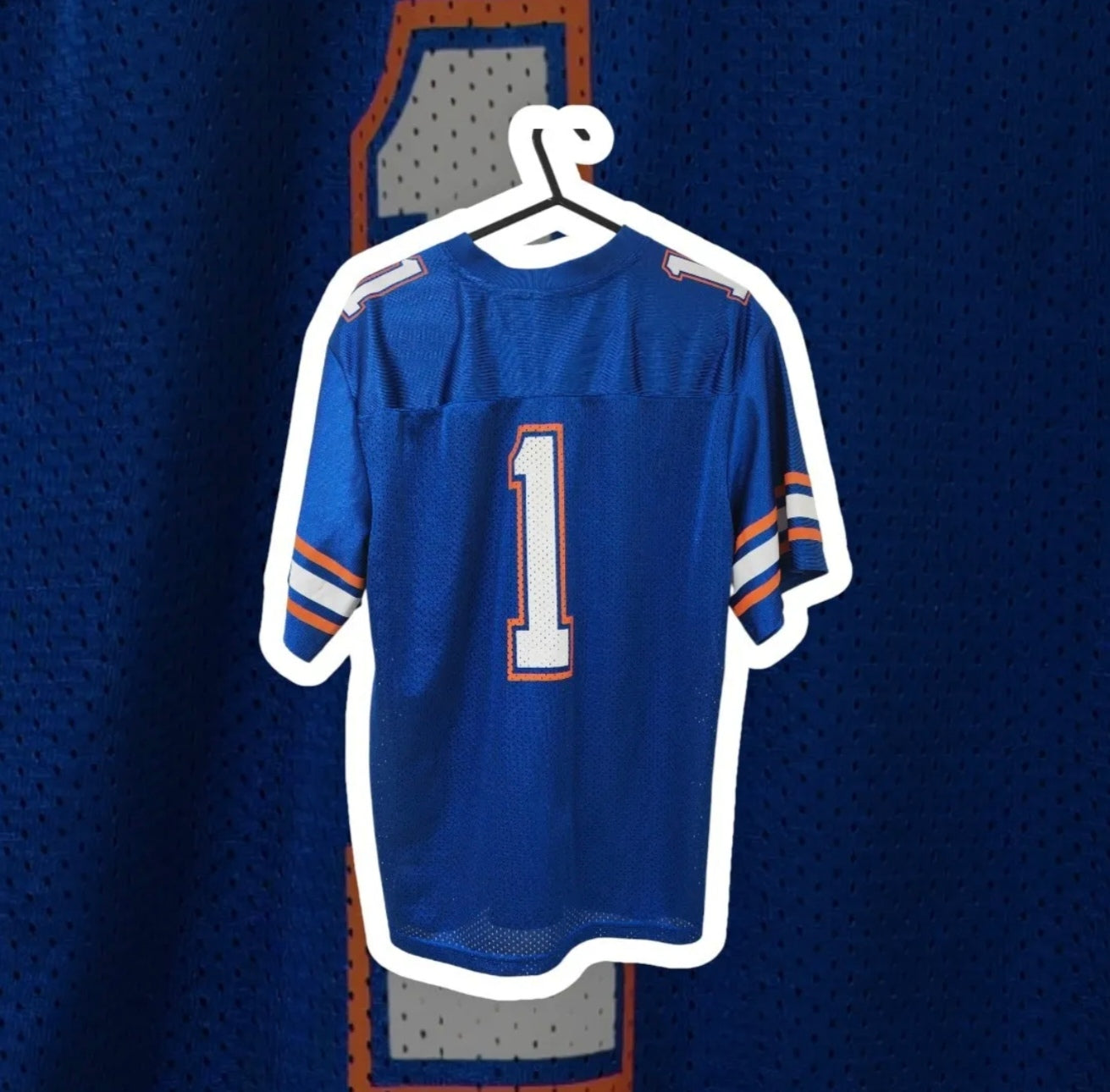 Youth Nike Florida Gators NCAA American Football Jersey, #1, Blue, Size YL