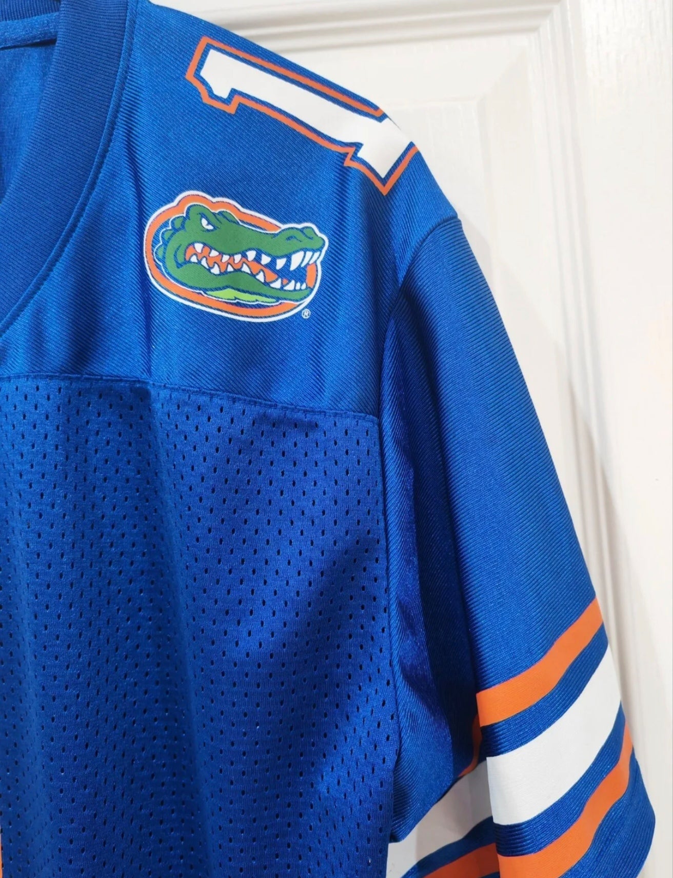 Youth Nike Florida Gators NCAA American Football Jersey, #1, Blue, Size YL