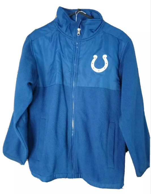 Boy's NFL Apparel Indianapolis Colts full zip jumper, Blue, Size Youth Large