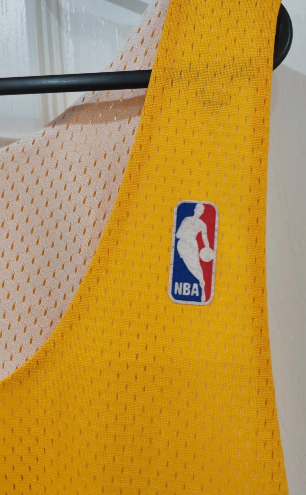 Mitchell And Ness Los Angeles Lakers Reversible Training Jersey, Size Large