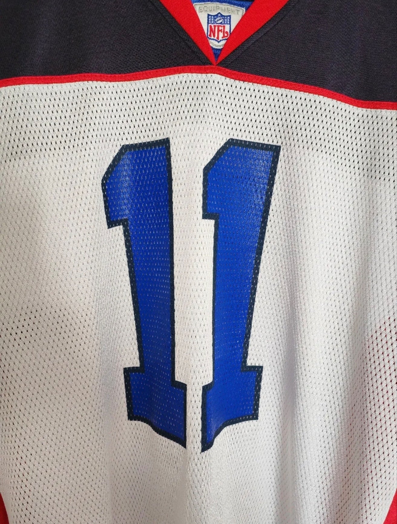 Reebok Buffalo Bills NFL Jersey, #11 Bledsoe, White, Size Large