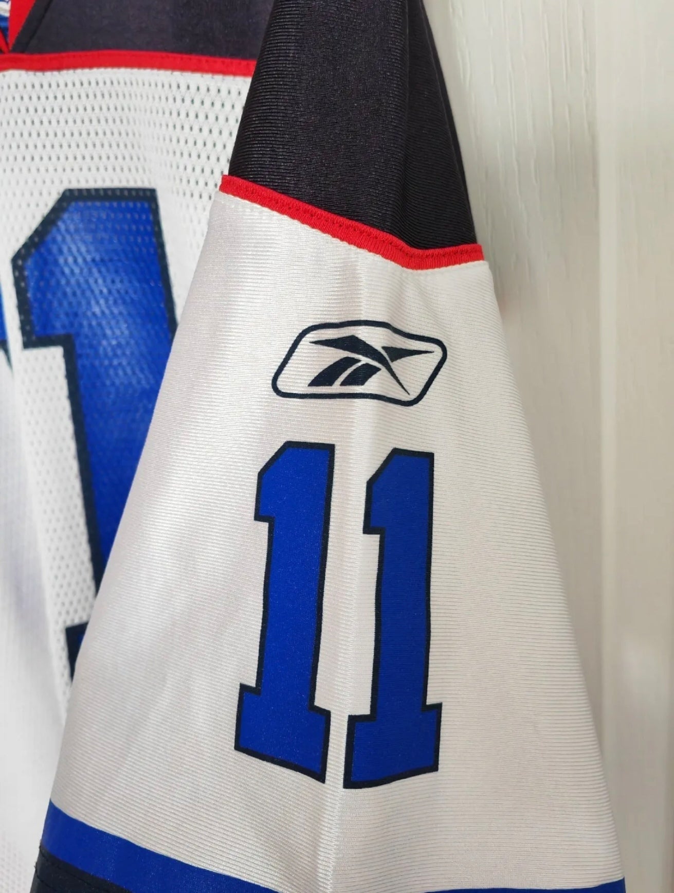 Reebok Buffalo Bills NFL Jersey, #11 Bledsoe, White, Size Large