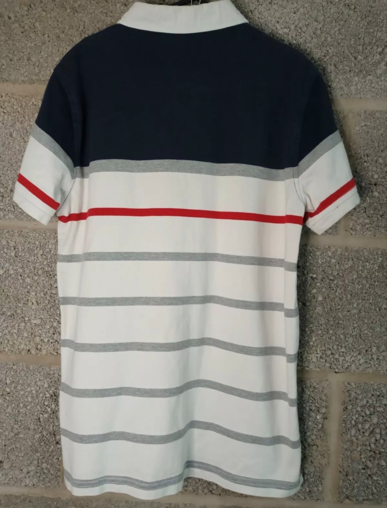 Men's Canterbury England Rugby polo shirt, White/blue/red, Size Medium