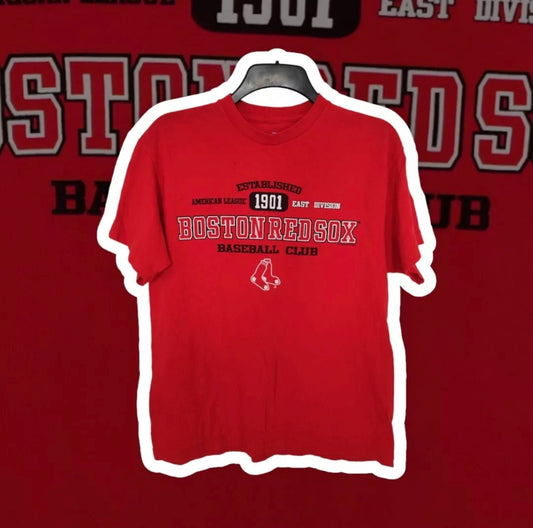 MLB Boston Red Sox Baseball T Shirt, Red, Size Large