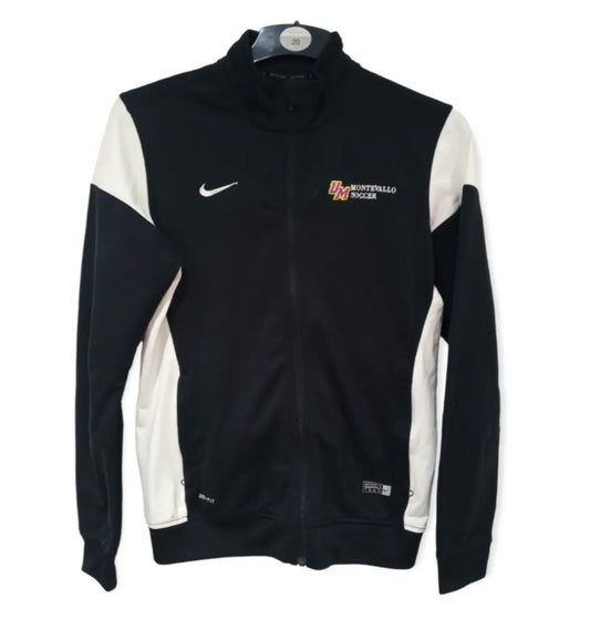 Youth Nike Montevallo Soccer full zip tracksuit top, black, size  YM