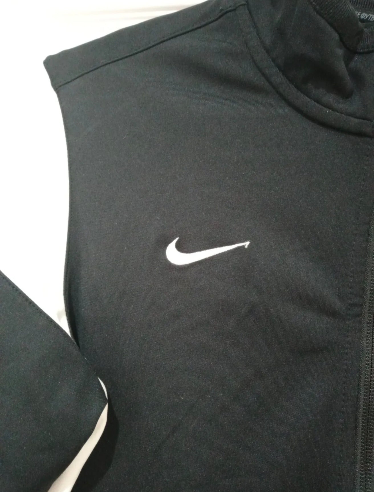 Youth Nike Montevallo Soccer full zip tracksuit top, black, size  YM