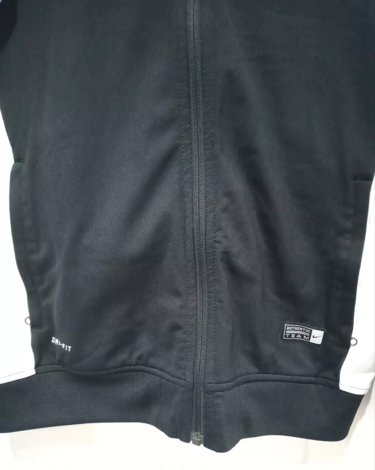 Youth Nike Montevallo Soccer full zip tracksuit top, black, size  YM
