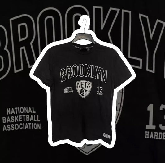 NBA Brooklyn Nets James Harden Player T Shirt, Black, Size Small